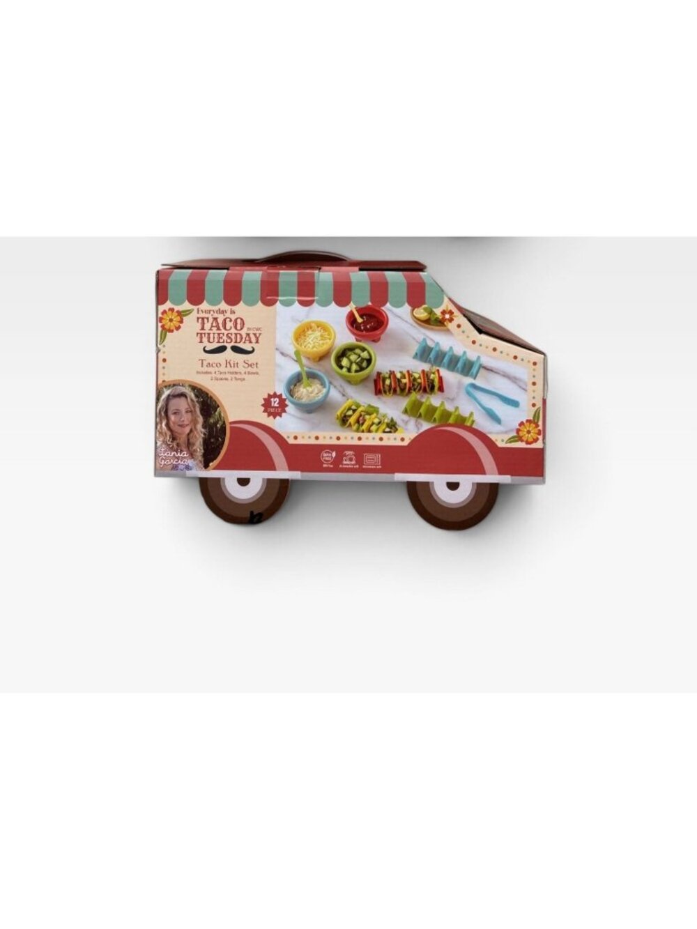 Cook With Color Tania Garcia 12‑Piece Taco Kit New in Box
